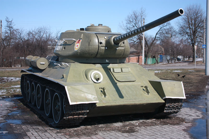 Танк Т 34 в Полтаве