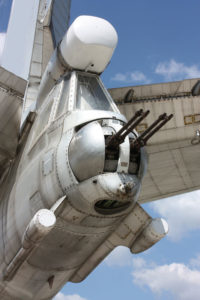 Хвост самолета Ту-95МС