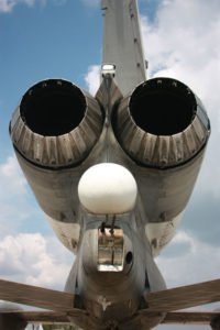 Хвост самолета Ту-22