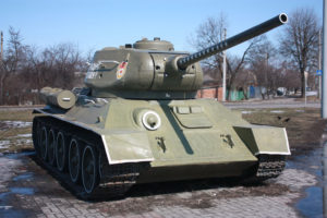 Танк Т 34 в Полтаве