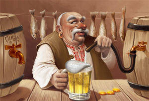 Пиво с воблой
